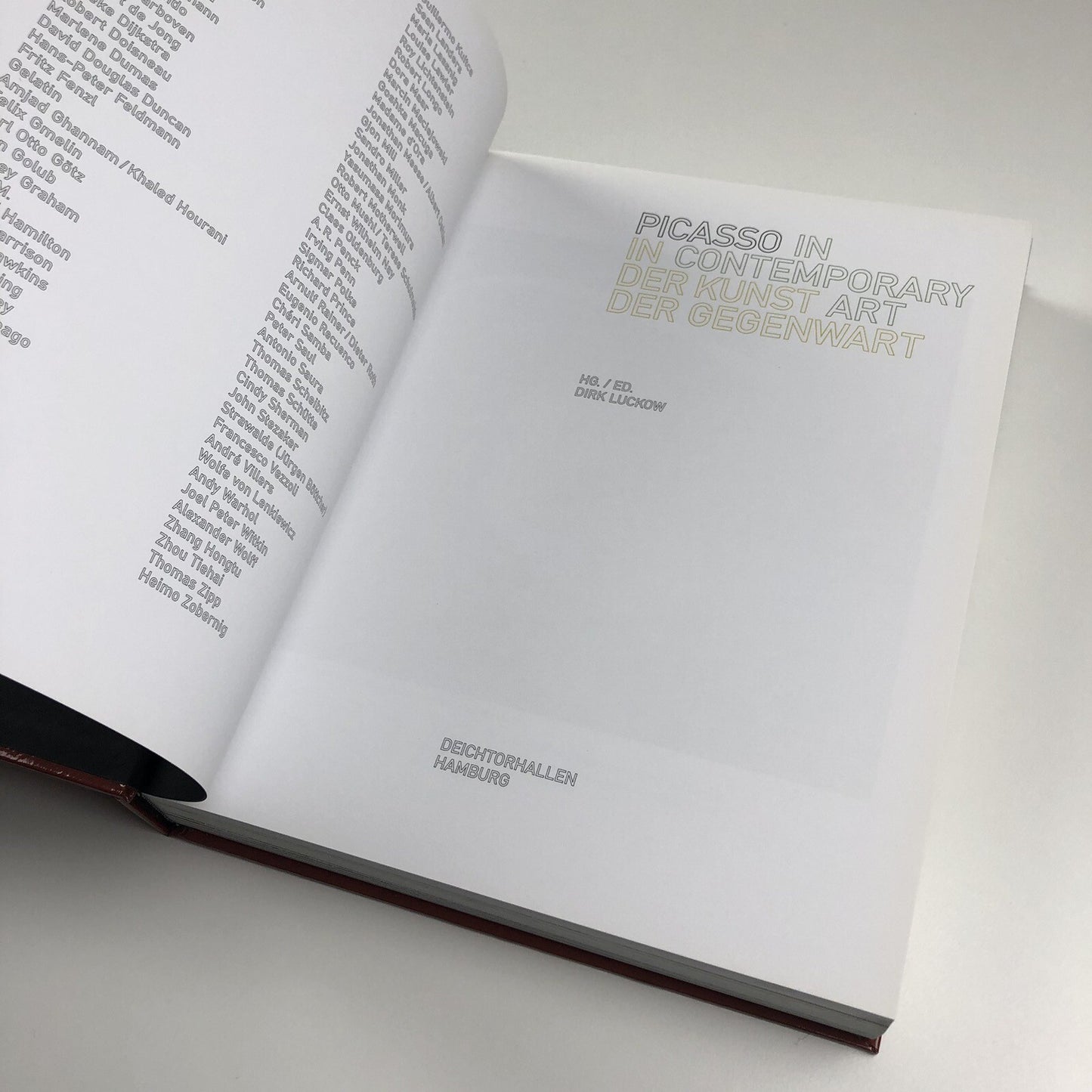 Picasso in Contemporary Art | Deichtorhallen, Hamburg | Editor Dirk Luckow 2015