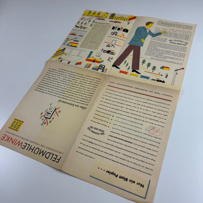 Brochure for German paper-maker. Feldmühlewinke No. 11 1930s