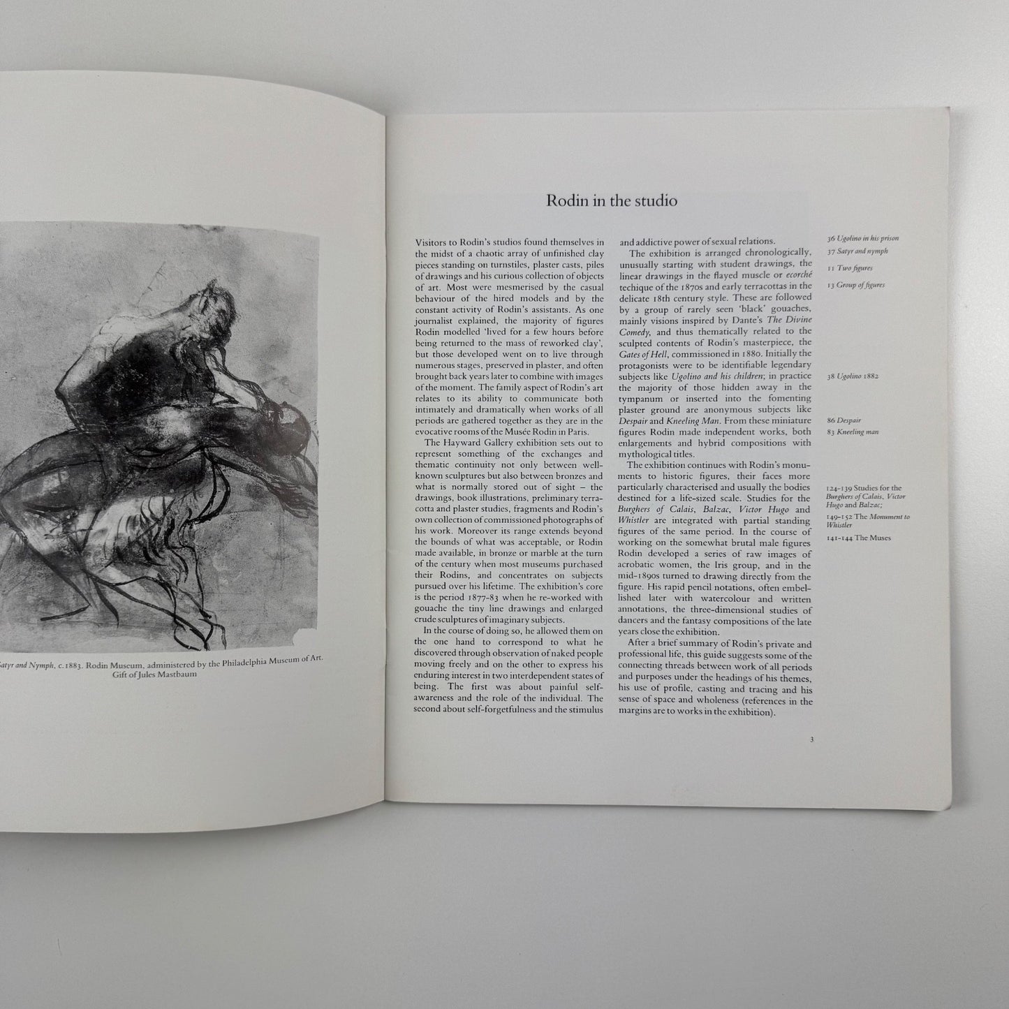 Rodin. Sculpture & Drawings Catherine Lampert Arts Council Hayward Gallery 1986