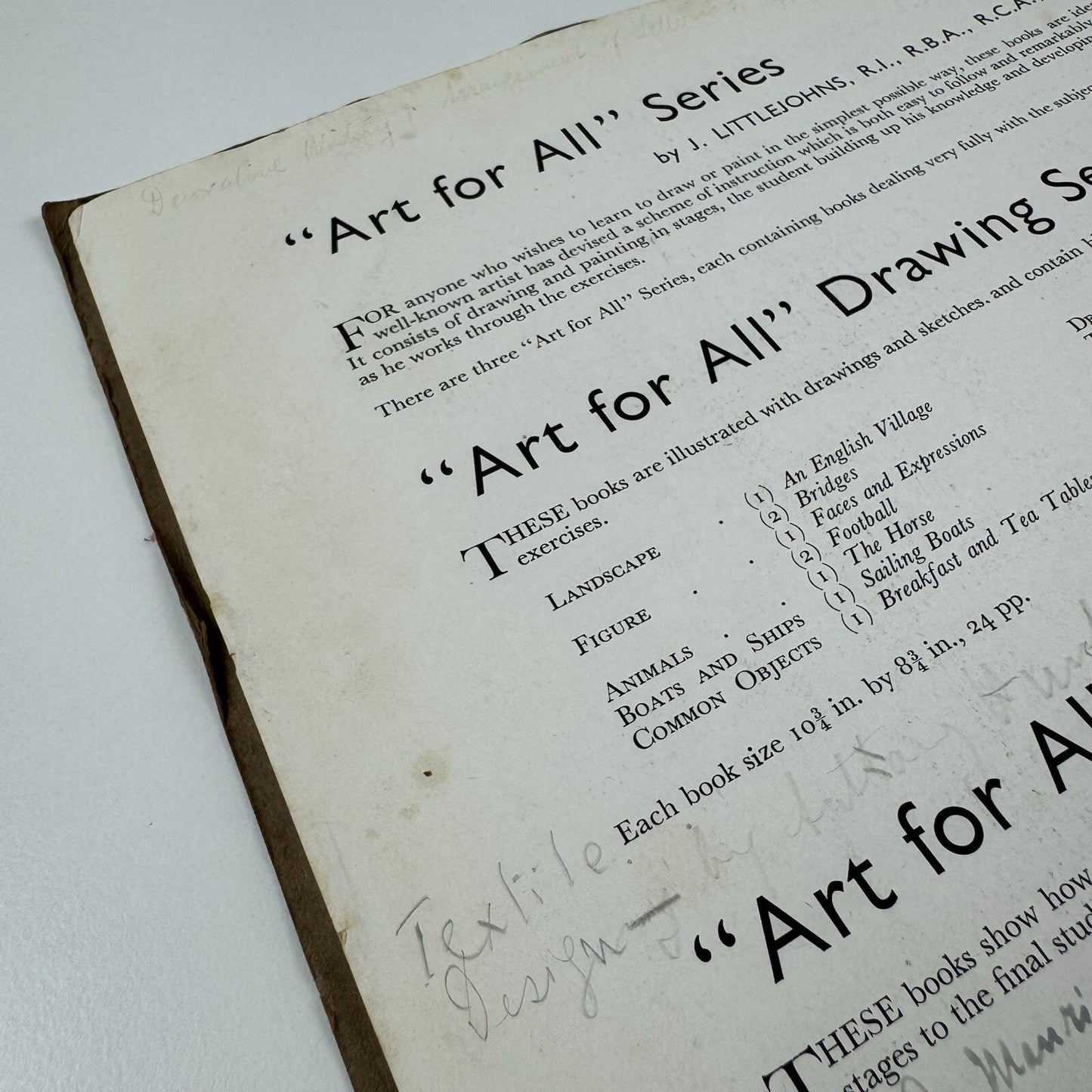 Books on Art. Sir Isaac Pitman & Sons Ltd | Undated