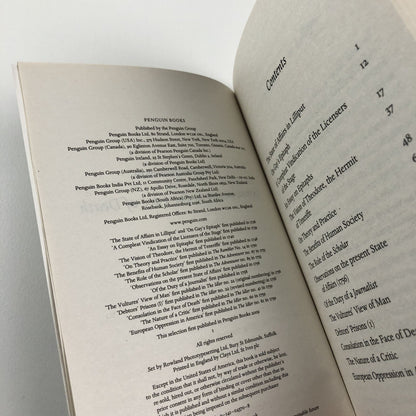 Consolation in the Face of Death by Samuel Johnson | Penguin Books – Great Ideas series, 2009