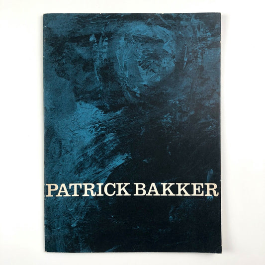 Patrick Bakker | Stedelijk van Abbe-museum Eindhoven exhibition catalogue, 1958 | Wim Crowel design