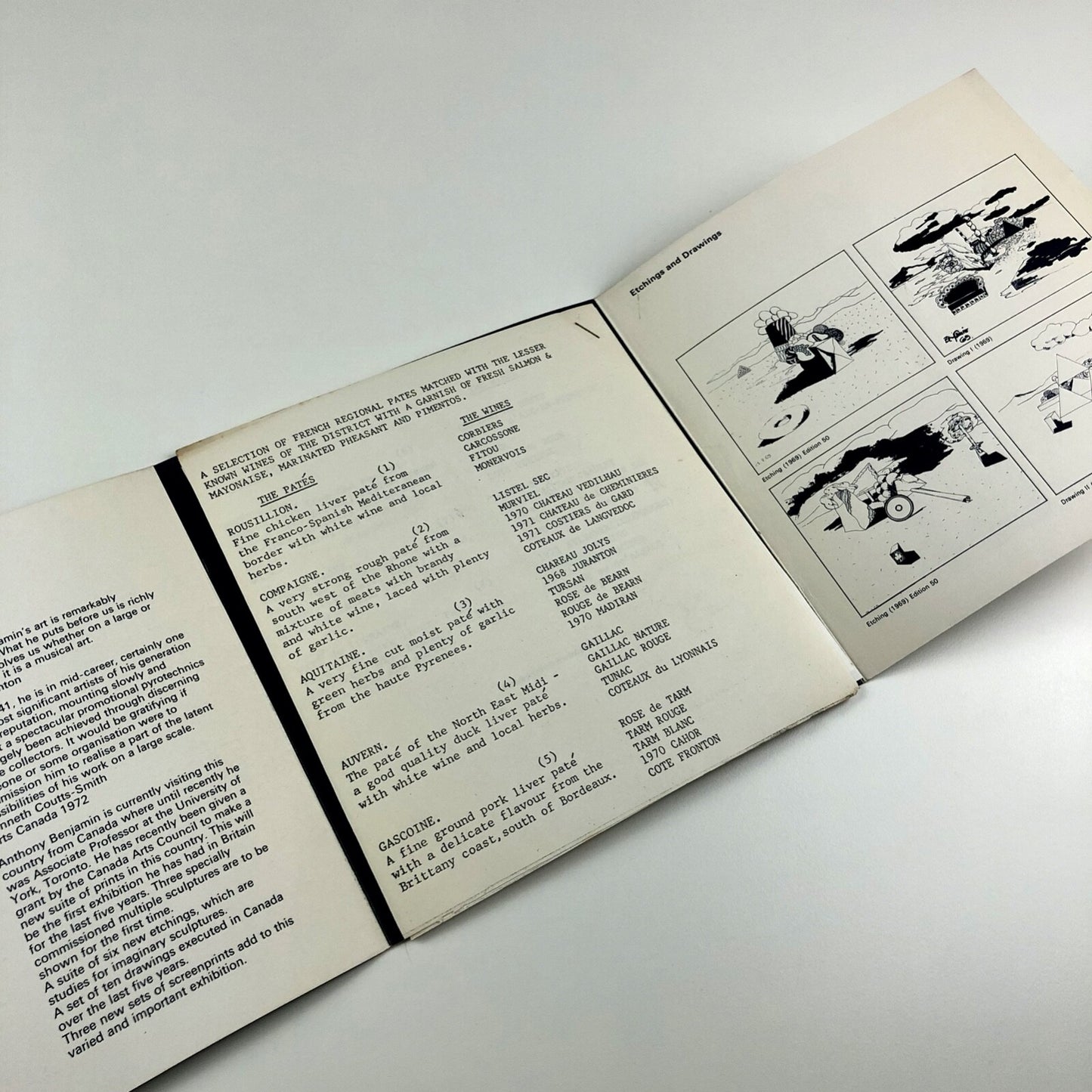 Anthony Benjamin – folded card | Gorner and Millard, 1973