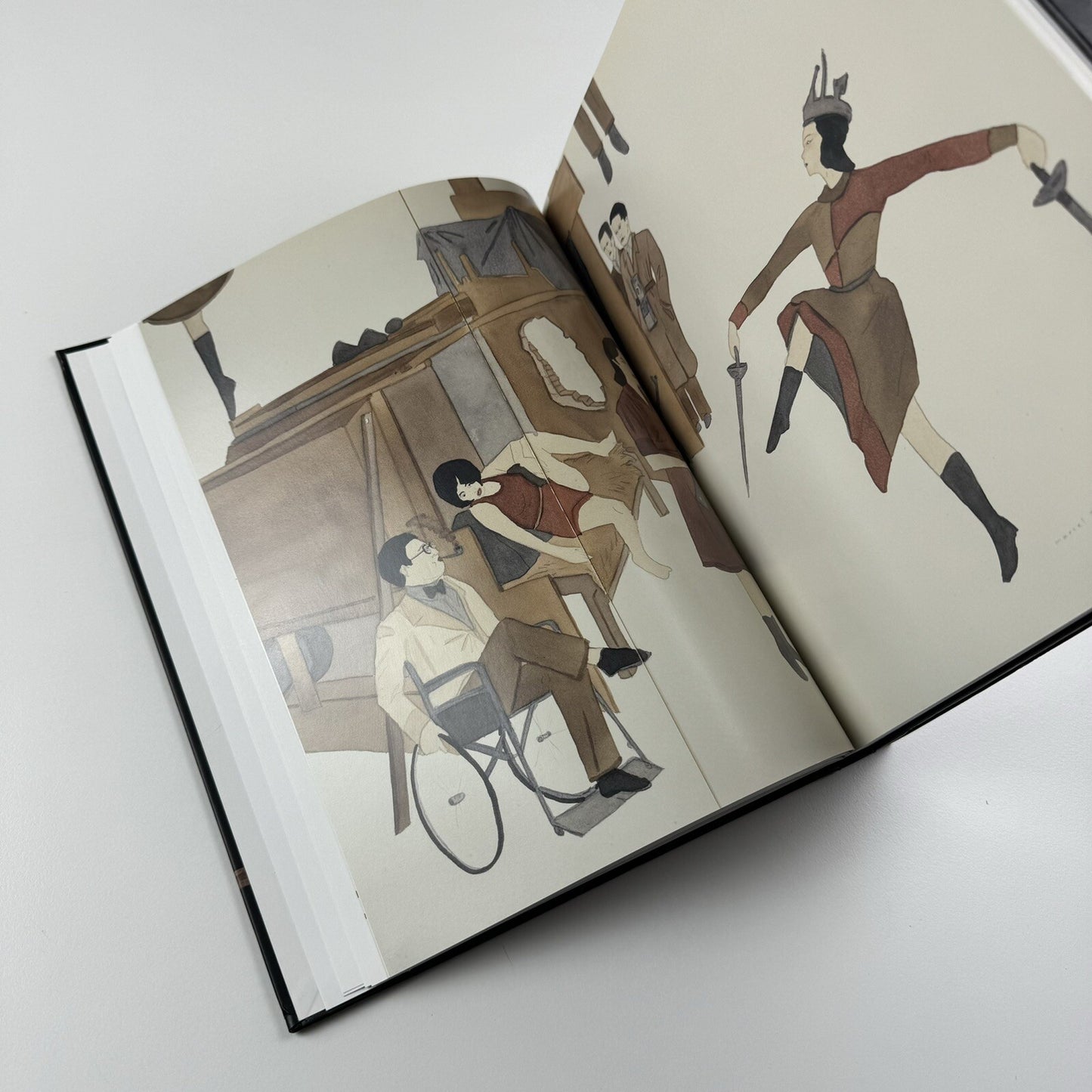 Marcel Dzama. Even the Ghost of the Past | David Zwirner, 2008 catalogue