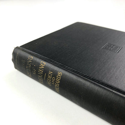 The Meaning of Meaning C.K. Ogden and I.A. Richards | Harcourt, Brace & Co 1953 | Ben & Bernarda Shahn