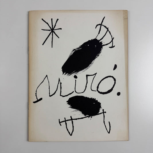 Joan Miró | Institute of Contemporary Arts ICA Arts Council 1964