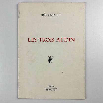 Les Trois Audin by Régis Neyret. Musée de l’imprimerie et de la banque | Nebiolo