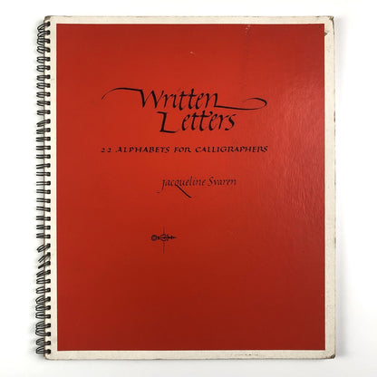 Written Letters – 22 Alphabets for Calligraphers | Jacqueline Svaren, 1980