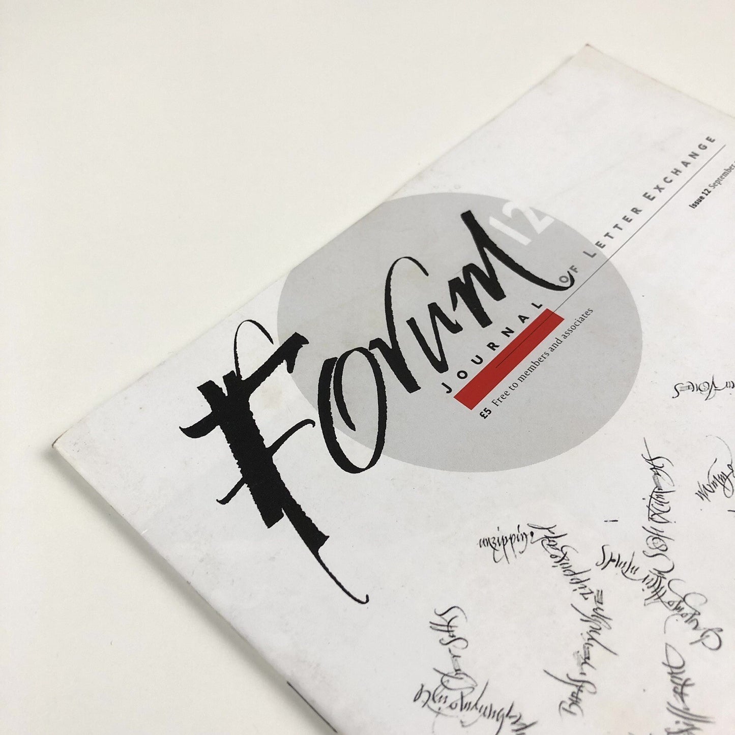 Forum 12 Journal of Letter Exchange | Issue 12 September, 2006 | Art Deco lettering