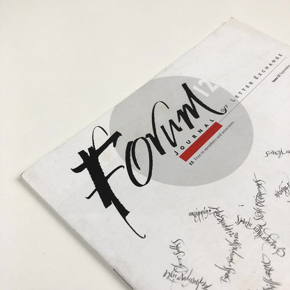 Forum 12 Journal of Letter Exchange | Issue 12 September, 2006 | Art Deco lettering