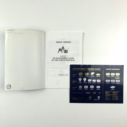 Assay Office List of Hallmarks Valid in the Czech Republic | Prague, 1993