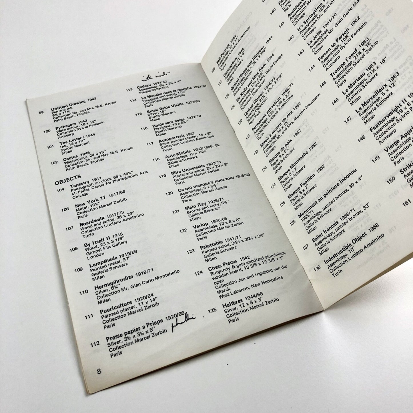 Man Ray Inventor/Painter/Poet | Institute of Contemporary Arts catalogue booklet, 1975