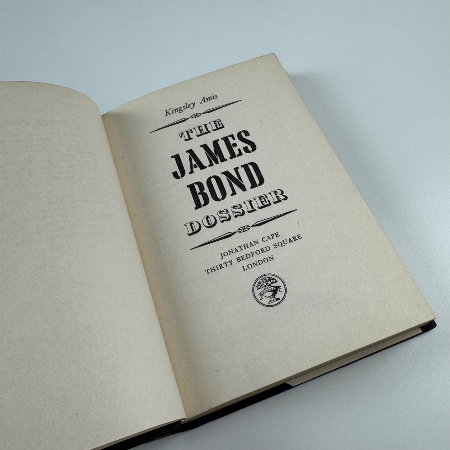 The James Bond Dossier by Kingsley Amis | Jonathan Cape, 1965