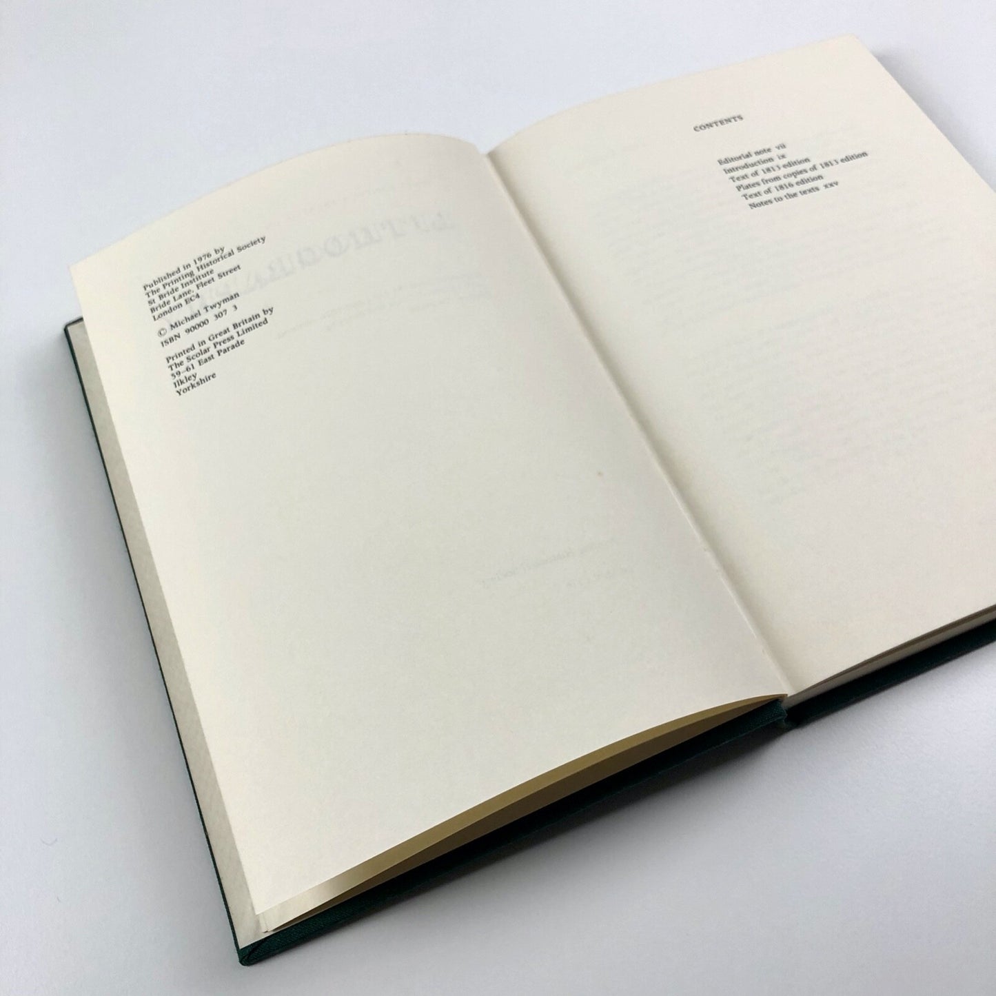 Henry Banke’s treatise on Lithography | Introduction by Michael Twyman | Printing Historical Society, 1976