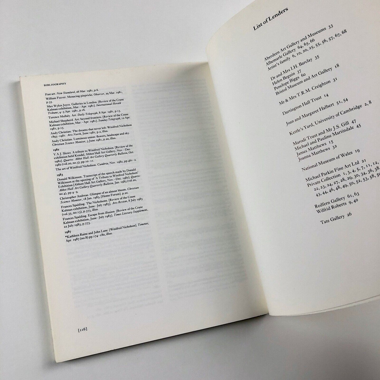 Winifred Nicholson by Judith Collins | Tate Gallery exhibition catalogue, 1987