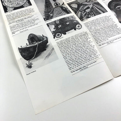 Fold out gallery guide for Outsiders | Hayward Gallery and Arts Council, 1979