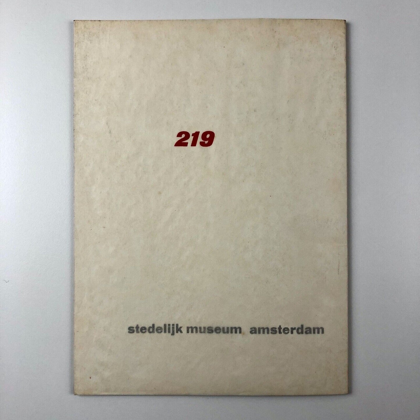 Bernard Childs | 1959 Stedelijk Museum exhibition catalogue no. 219