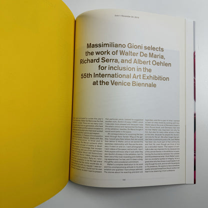 Gagosian Gallery, New York, Summer 2013 catalogue
