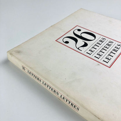 26 Letters / Letters / Lettres | 1989 wire-bound calendar ATypI | Bundesverbandes