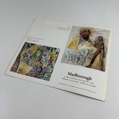 Folding card Larry Rivers. The Auction and Other Visions of Slavery Marlborough, New York, 1994