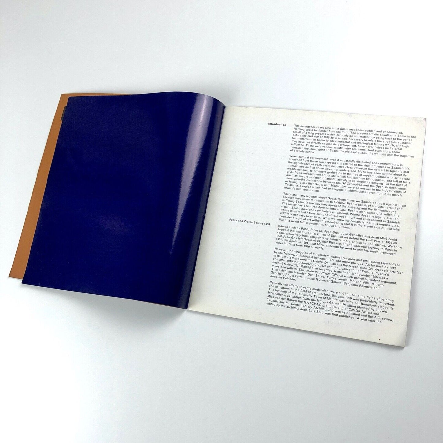 Contemporary Spanish Painting & Sculpture | Marlborough Fine Art catalogue, 1962 | catalogue design by Gordon House