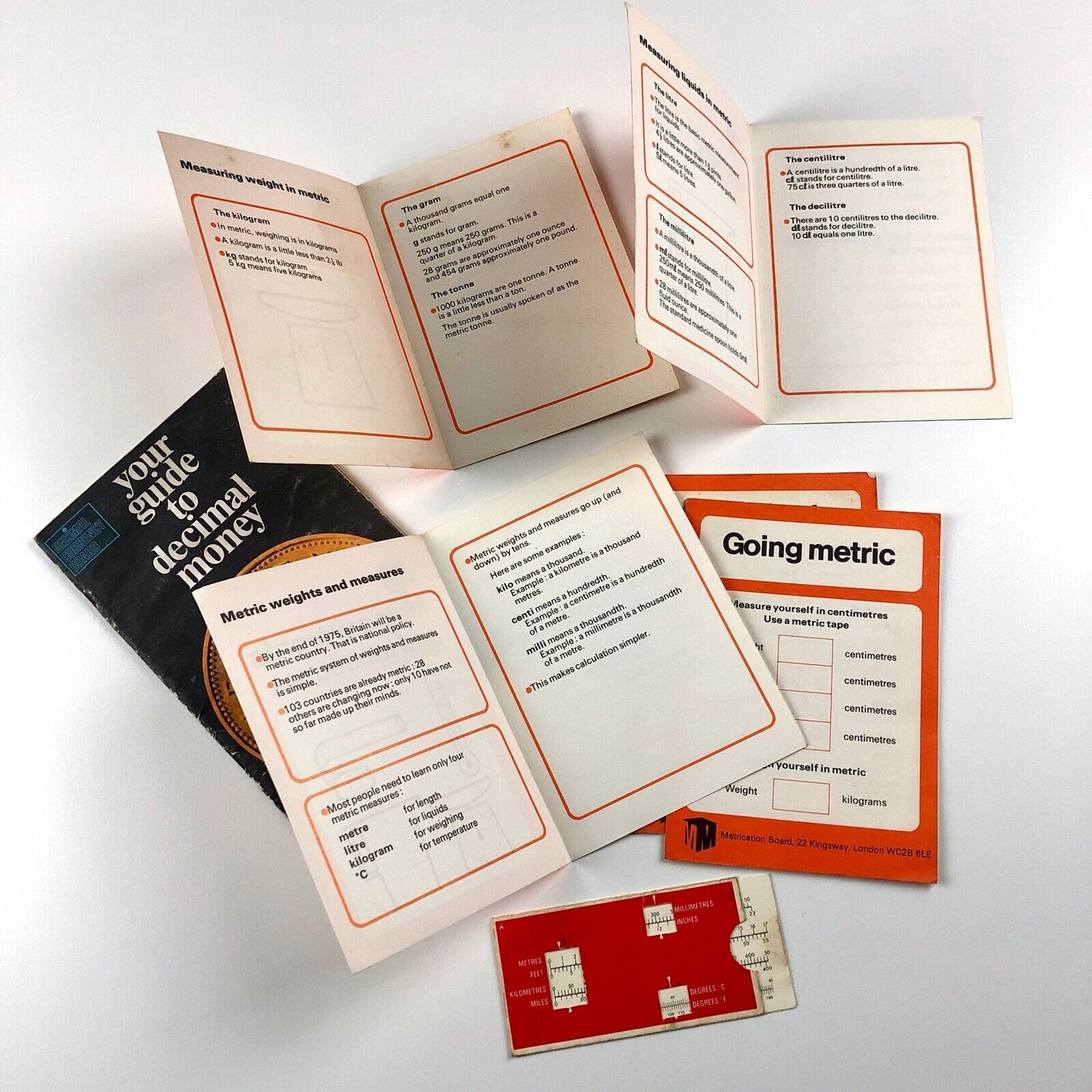 Your Guide to Decimal Money | Decimal Current Board / HMSO booklet/leaflets 1970
