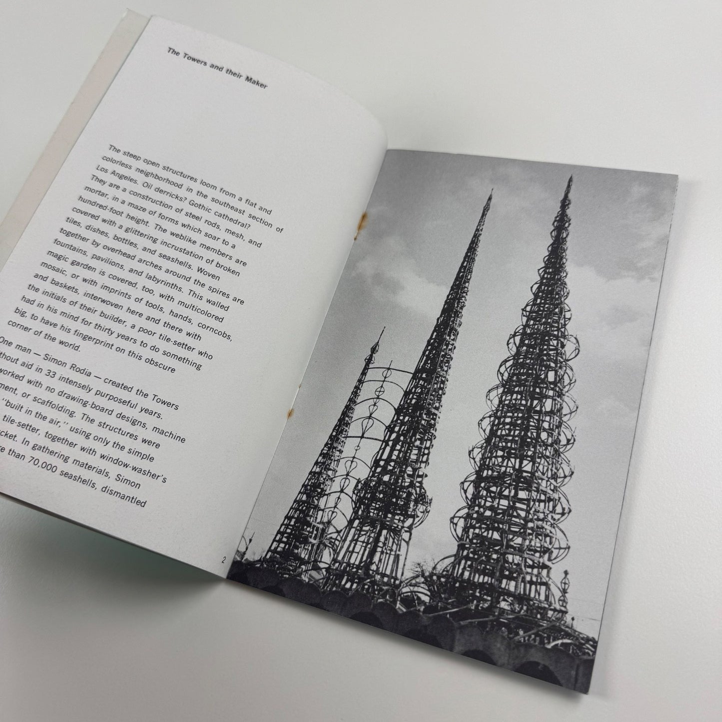 The Watts Towers Los Angeles Committee for Simon Rodia’s Towers, 1961