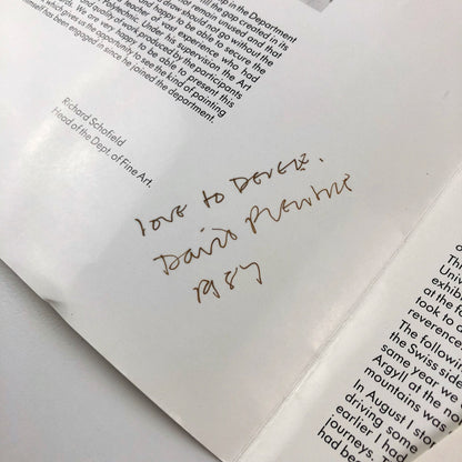 Dave Prentice – As Old As The Hills | University of Nottingham 1986-87 signed leaflet