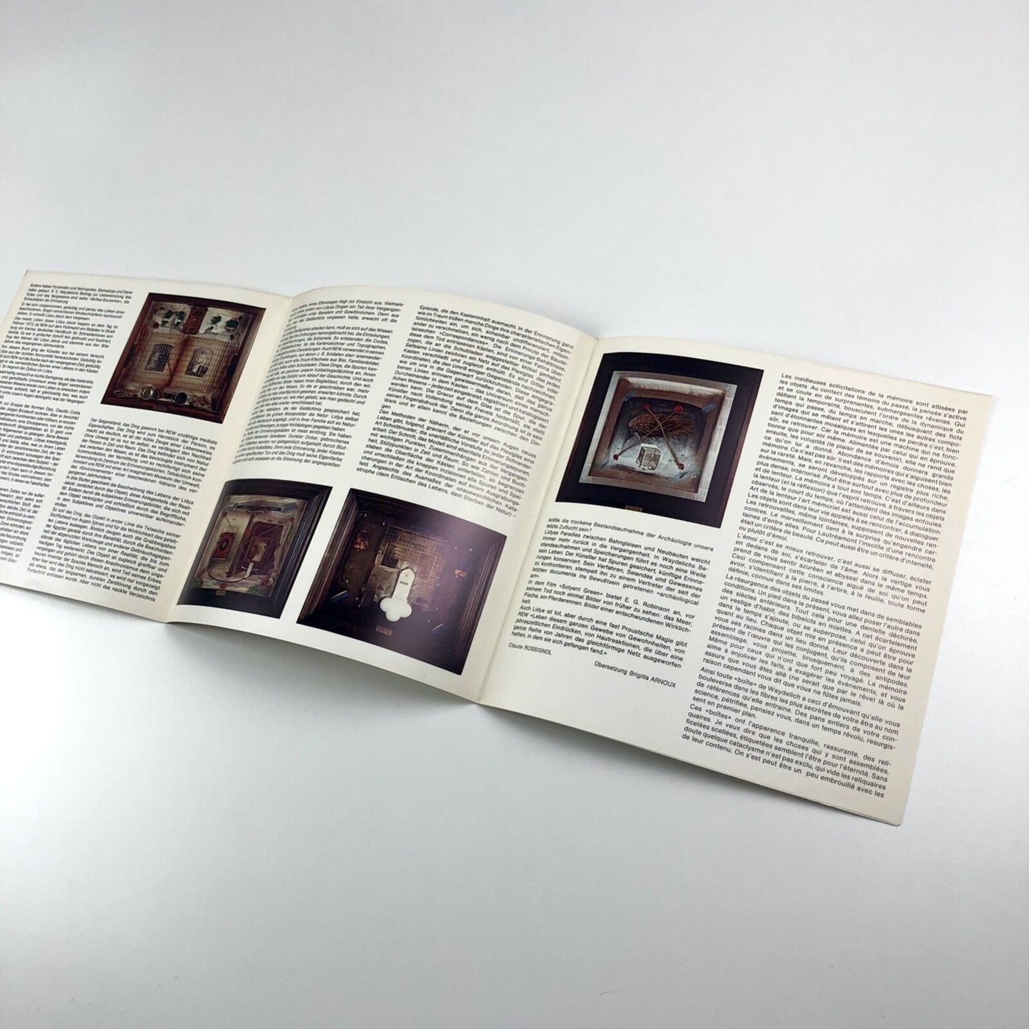 Raymond E. Waydelich. Lidya Jacob Story | Karl Erst Osthaus Museum Hagen, folded card, 1976