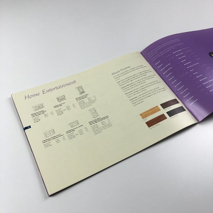 Ercol furniture brochure – 'Perfection in detail', dated 2001