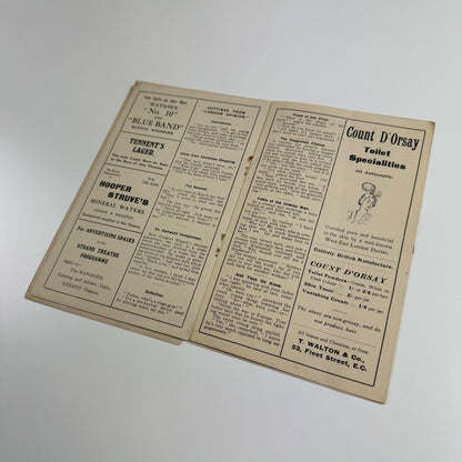 Programme Strand Theatre ‘Henry of Navarre’ by William Devereaux, 1915