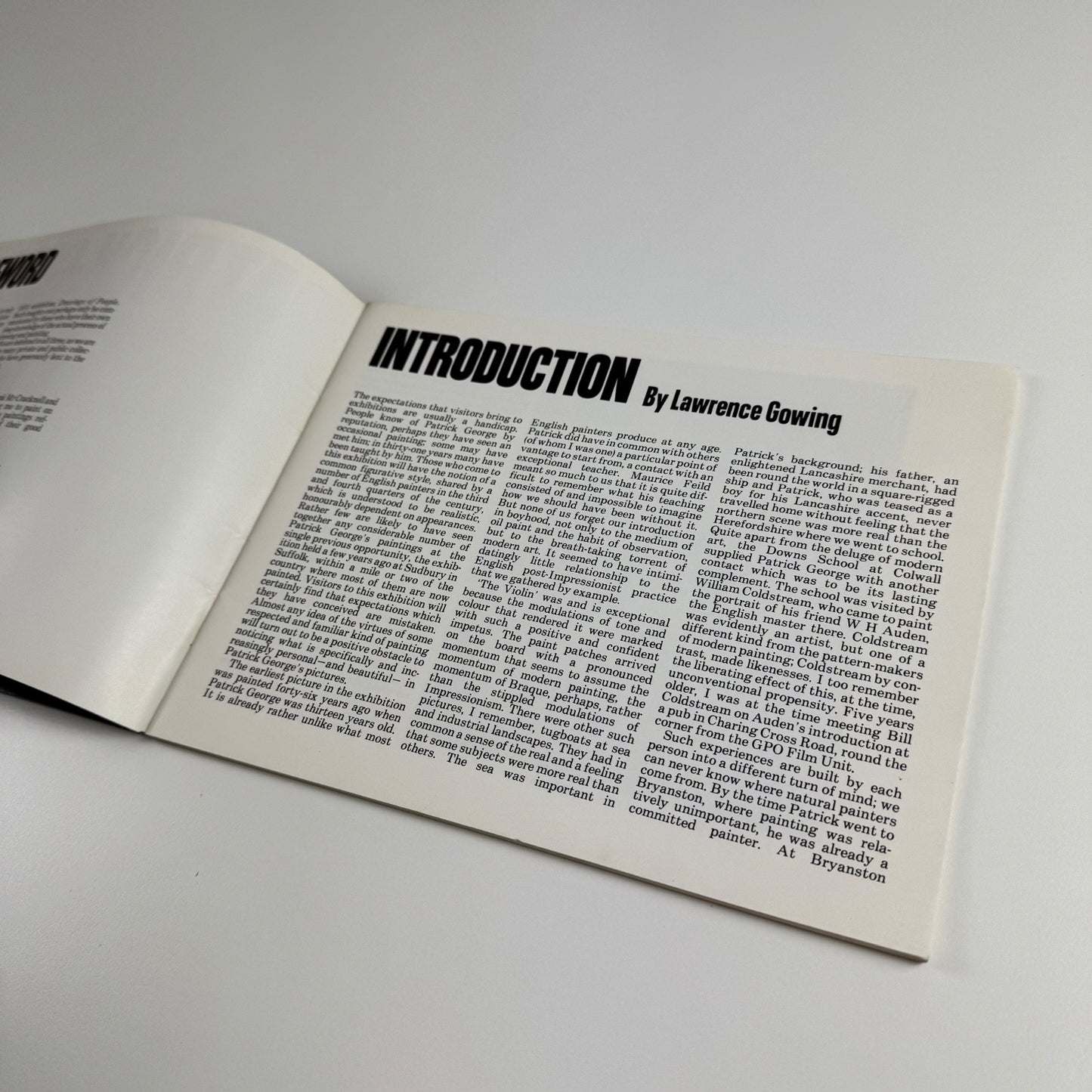 Patrick George. Paintings, Drawings 1937-1980 | Arts Council, 1980