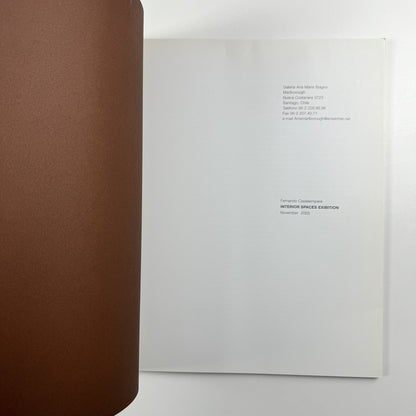Fernando Casasempere: Interior Spaces – November 2003 | Marlborough, Santiago | Essay by Edmund de Waal