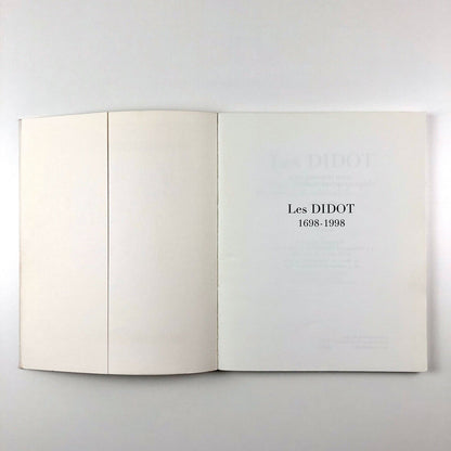 Les Didot Trois siècles de typographie & de bibliophilie 1698-1998 | André Jammes