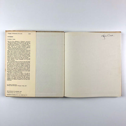 Futurism: The Museum of Modern Art, New York | Joshua C. Taylor, 1961