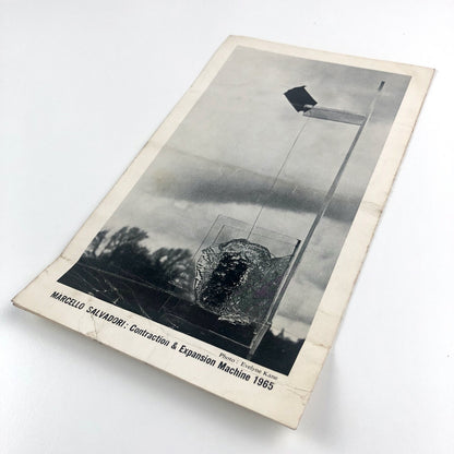 Marcello Salvadori. Optical Traces and Mobile Objects | Signals London, 1965 exhibition card