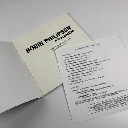 Robin Philipson retrospective | Edinburgh College of Art 1989