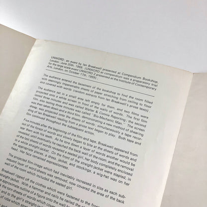 Green Island. Ian Breakwell’s ‘Unword’ Compendium Bookshop | Edited by David Kilburn 1969
