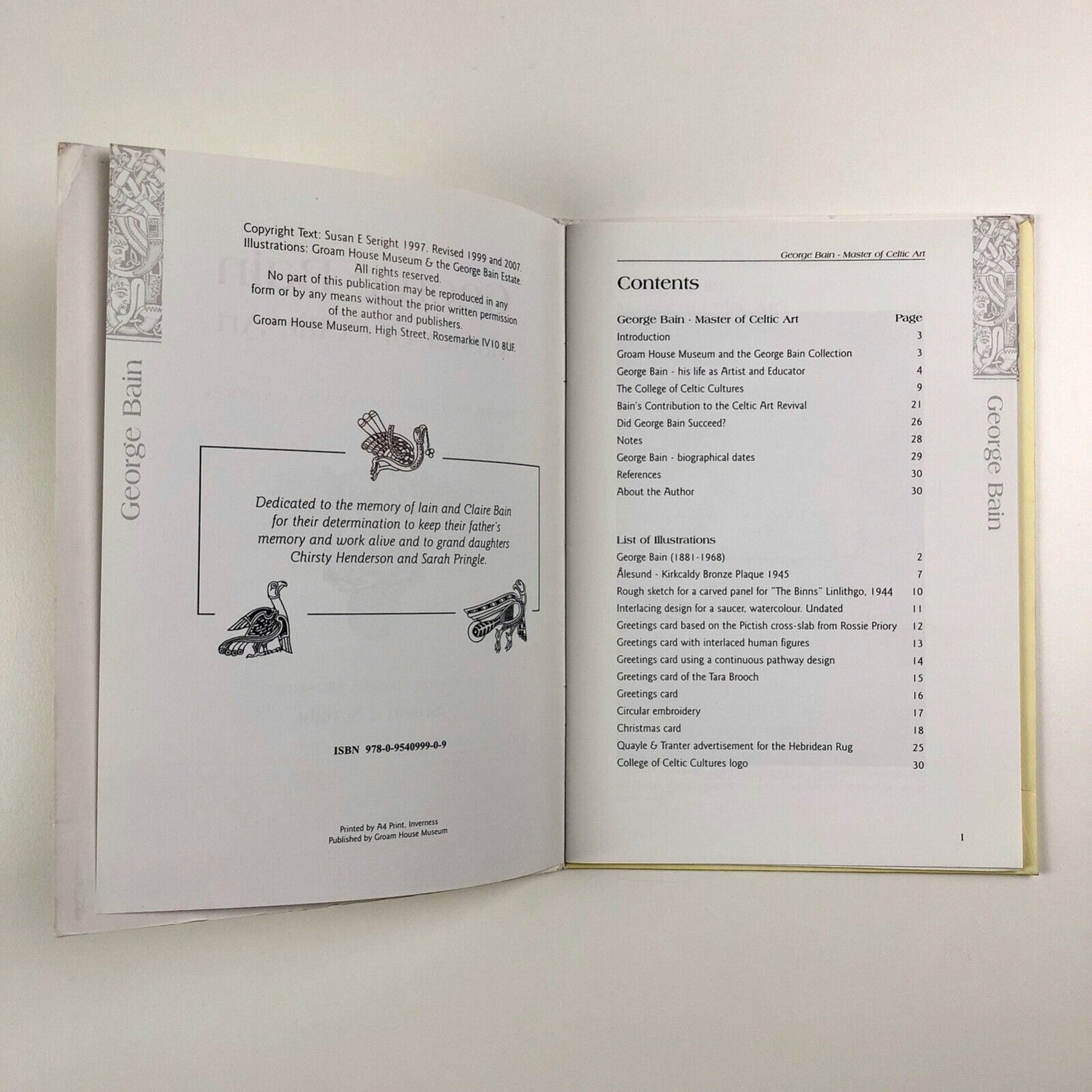 George Bain. Master of Celtic Art by Susan E. Seright | Groam House Museum, 2007