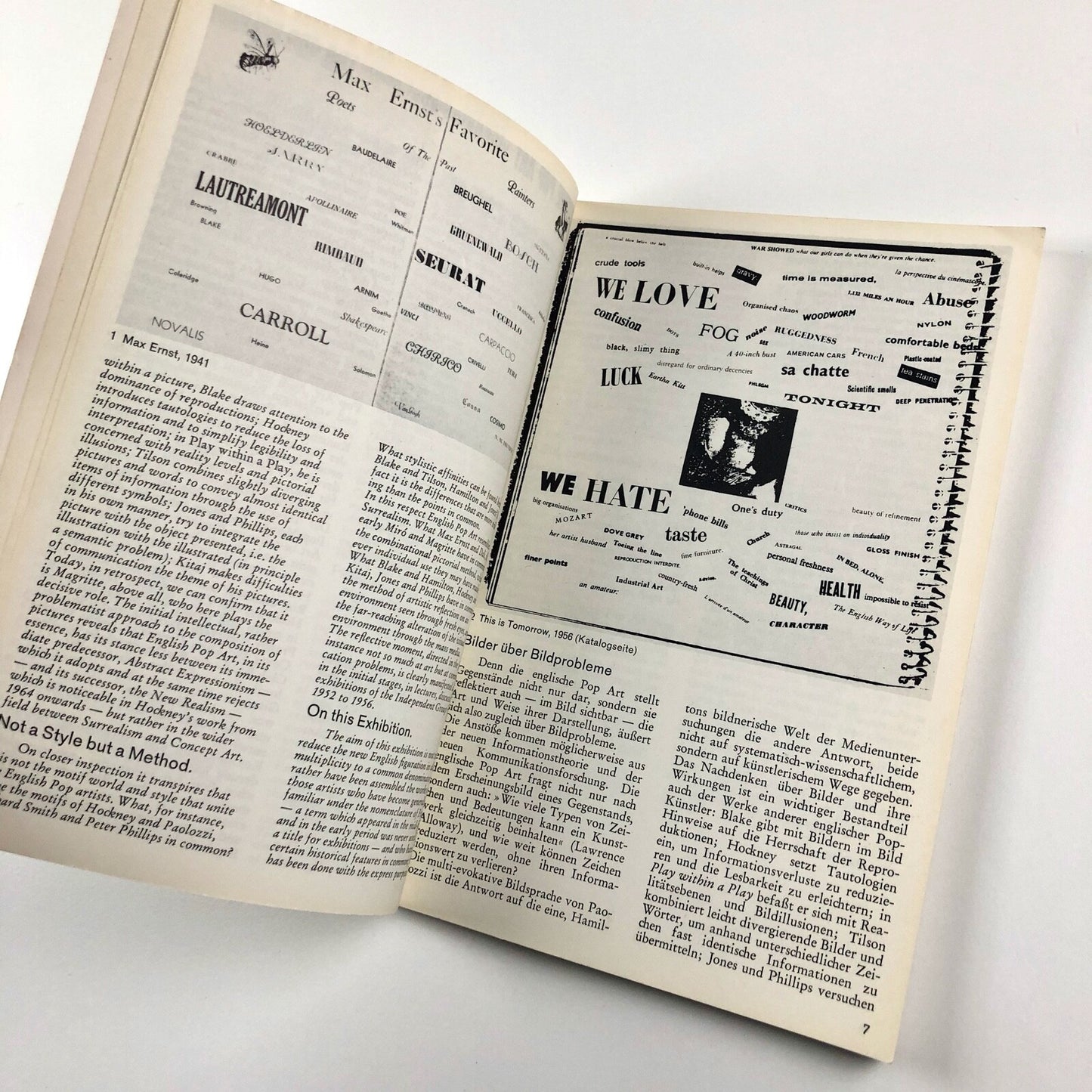 Pop Art in England, Beginnings of a New Figuration | Kunstverein, Hamburg, York | 1976 catalogue