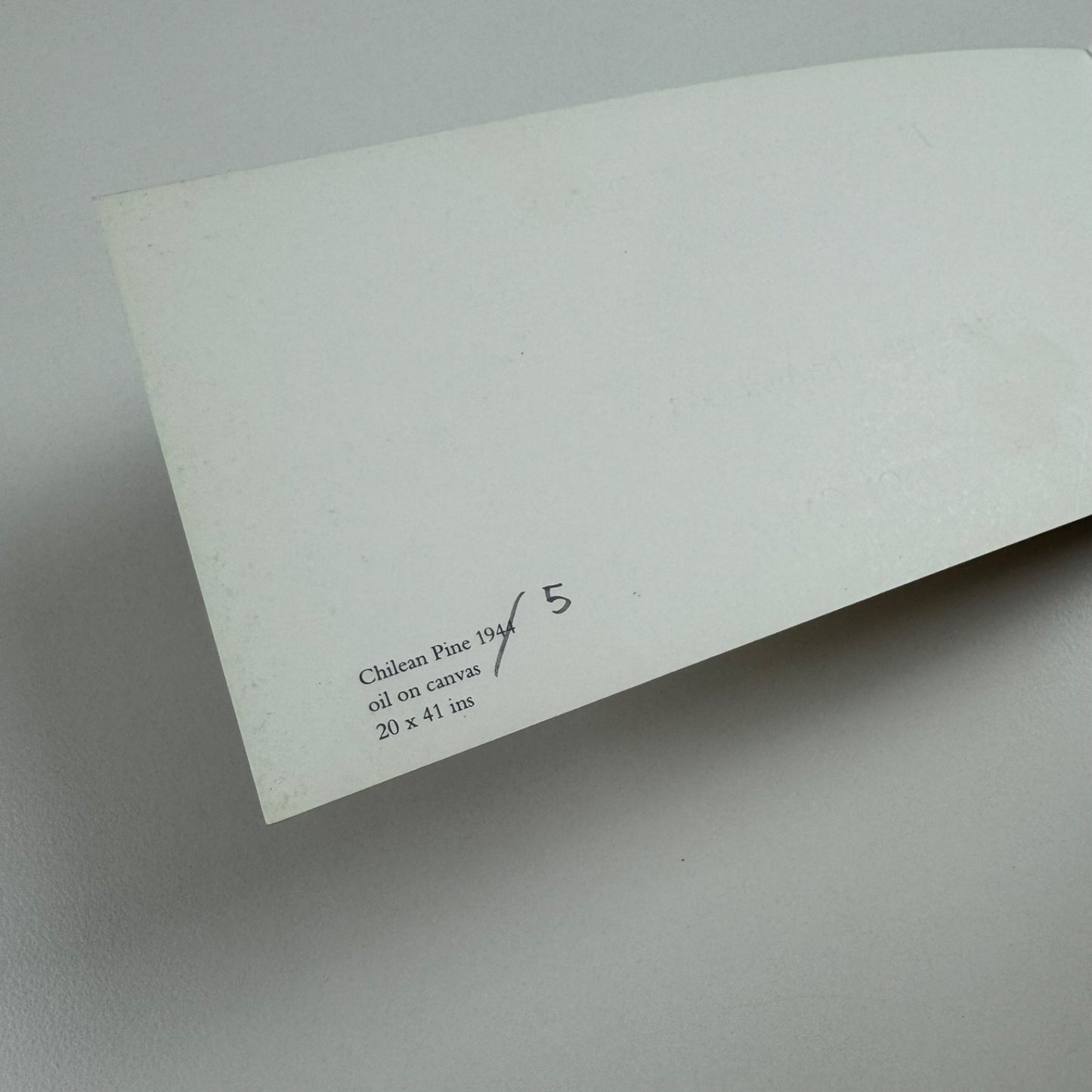 Promotional card for Ivon Hitchens Centenary Exhibition | Bernard Jacobson 1993