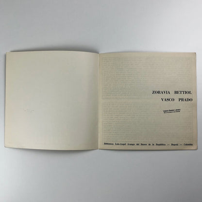 Zoravia Bettiol Vasco Prado | Ministerio de Relationes Exteriores del Brasil | 1973 catalogue