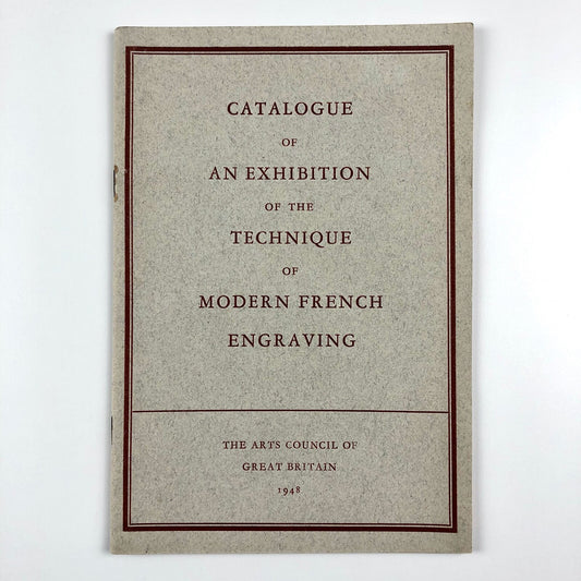 Exhibition of the Technique of Modern French Engraving | Arts Council 1948