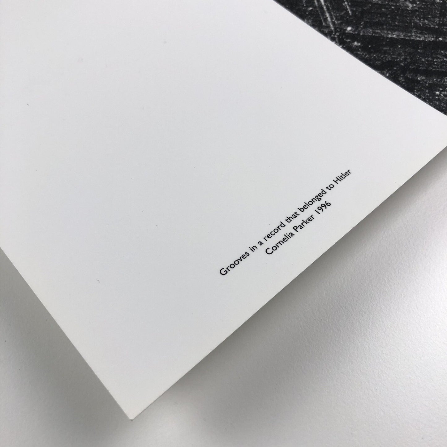 Cornelia Parker. Avoided Object | Private view invitation | Chapter Cardiff 1996