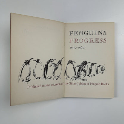 Twenty-five years. Penguins Progress 1935-60 | book design by Hans Schmoller | device on cover by Elizabeth Friedlander