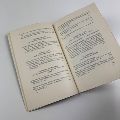Private Press Books 1959. Edited by Roderick Cave and Thomas Rae | North Harrow Private Libraries Association, 1960