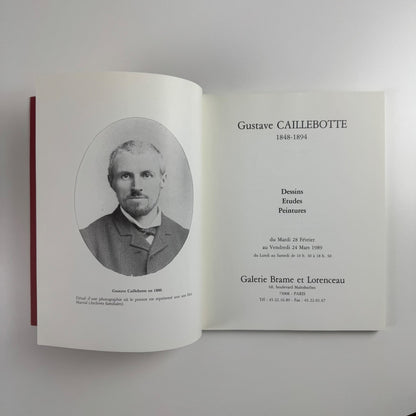 Gustave Caillebotte Dessins Etudes Peintures | Galerie Brame et Lorenceau, 1989
