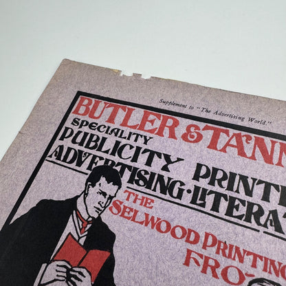 Single sheet/page relating to Butler & Tanner Speciality Publicity Printing Selwood Printing Works Frome