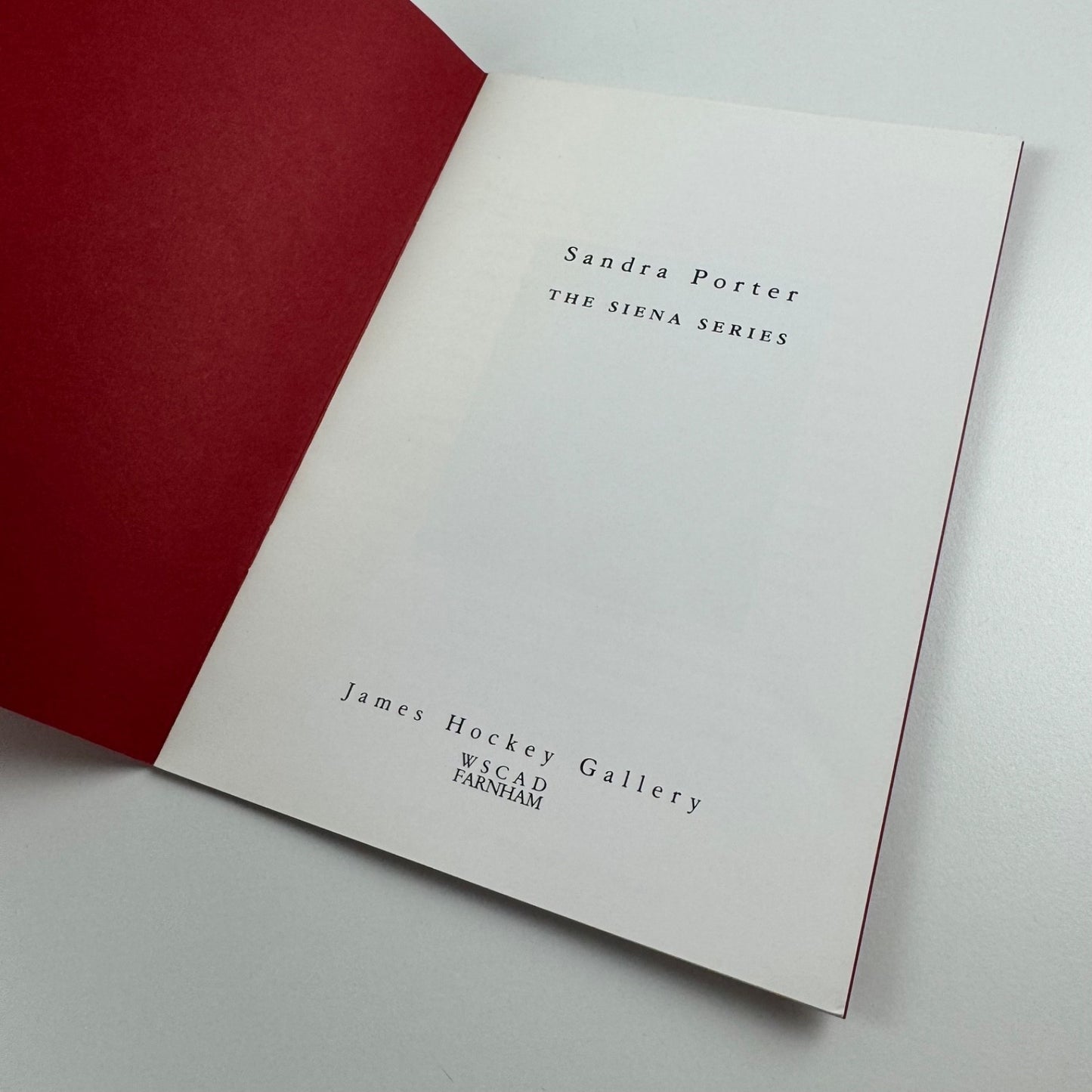 Sandra Porter Siena Series | James Hockey Gallery, Farnham 1991