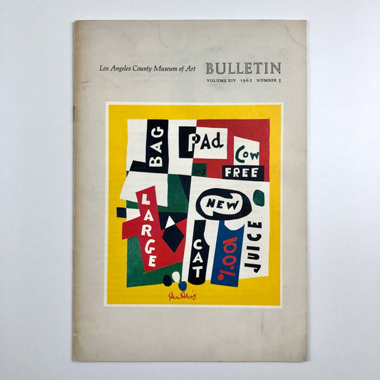 Bulletin Los Angeles County Museum of Art, Volume XIV 1962 No 3. | Stuart Davis